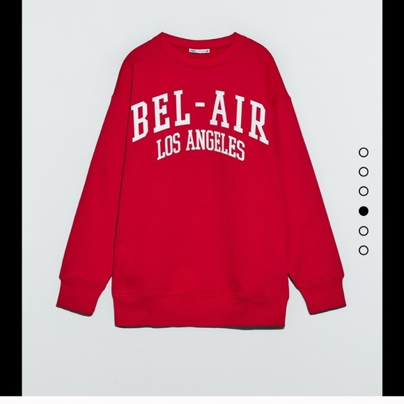 Zara bel air sweatshirt Clearance